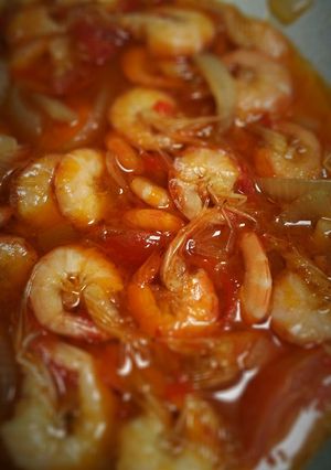 Foto resep Udang Galau Pedas