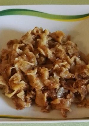 Káposztás tészta recept fotója