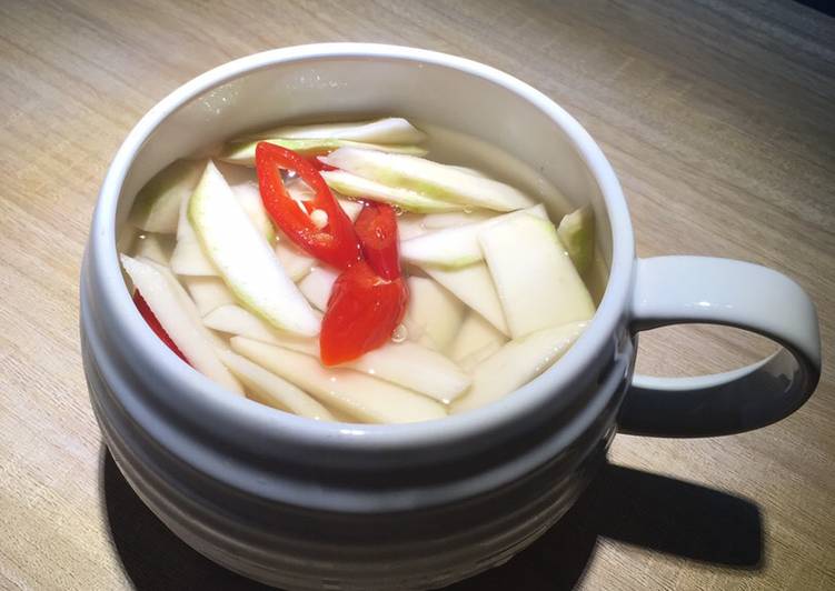 Cara Membuat Manisan Mangga Muda Simple Yang Enak