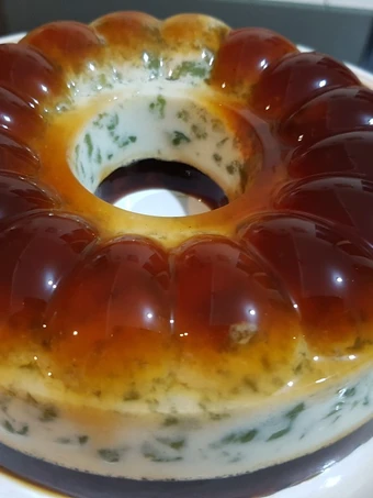 Cara Mudah Membikin Resep 314. Puding Cendol yang Uenak Anti Ribet, Bisa Manjain Lidah