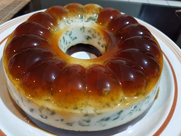 Cara Mudah Membikin Resep 314. Puding Cendol yang Uenak Anti Ribet, Bisa Manjain Lidah