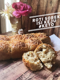 Foto resep Roti Sobek Isi Keju #ketobeticbread