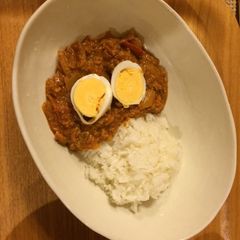 A picture of Pork keema with soymilk.