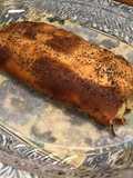 Rouleau farci tomates, fromage (origan, épices italiennes et pavot bleu)