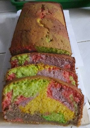 Foto resep Bolu pelangi