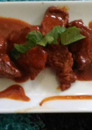 Foto resep Beef with gochujang(hot pepper paste)