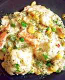 Mac And Cheese Cauliflower casserole (Desi style)