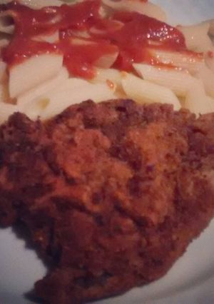 Una foto de Milanesa de res