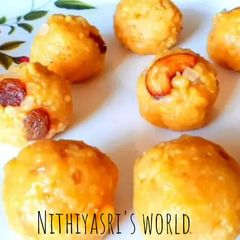 A picture of Boondi ladoo.