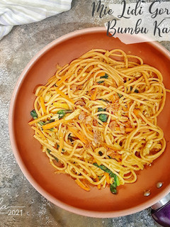 Foto resep Mie Lidi Goreng Bumbu Kari