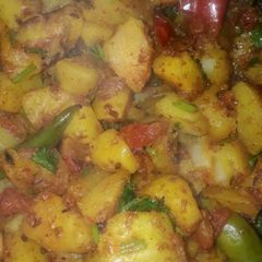 A picture of Jeera potato.