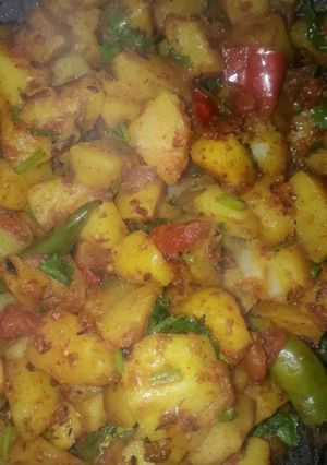 A picture of Jeera potato.