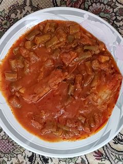 صورة لوصفة مرقة فاصوليا خضراء