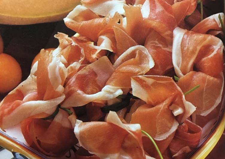 Fagottini di prosciutto e melone