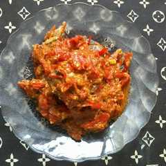 A picture of Balado Tongkol/Bumbu Merah.