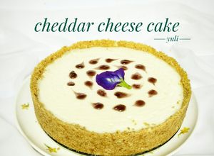 Foto resep Cheddar cheese cake tanpa oven tanpa mixer