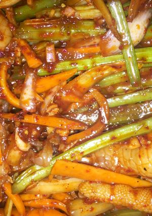 Hình của món Chân gà ngâm tương.