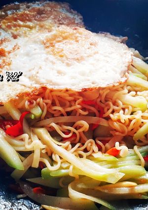 Foto resep MIE GORENG PEDAS LABU SIAM MOM 'K2'