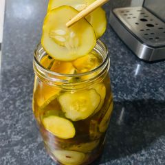 A picture of Spicy Pickled Cucumber.