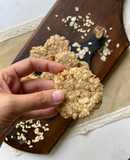 Galletas de avena y almendras veganas sin azúcar
