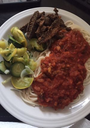 A picture of Alkaline - Spelt Spagetti Entree.