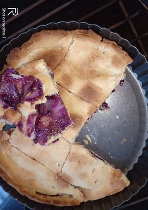 A picture of Jamun pie (Black plum).