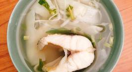 Hình ảnh món Canh cá lóc nấu măng chua