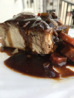 Una foto de Solomillo de cerdo con salsa de soja