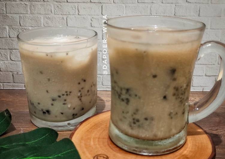 Masakan Unik Es Cincau Milk Tea Sedap