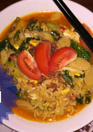 Foto resep Mie Tektek Kuah