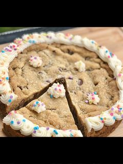 A picture of *Easy* Chocolate Chip cookie CAKE.
