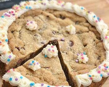 Fresh, Cooking Recipe Easy Chocolate Chip cookie CAKE Delicious