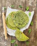 Piadine agli spinaci