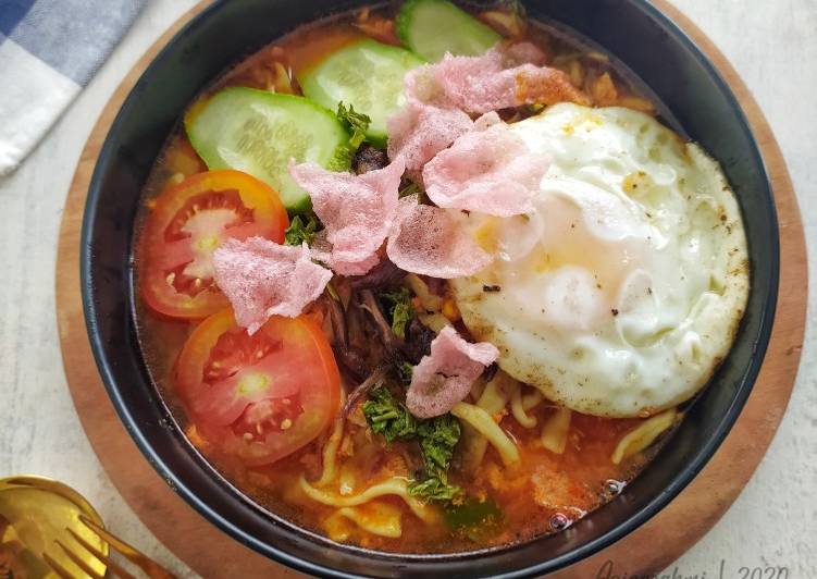 Mie Telang "Abuih" Ala Minang