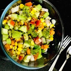 Sprouts Veggies Salad A picture of Sprouts Veggies Salad.