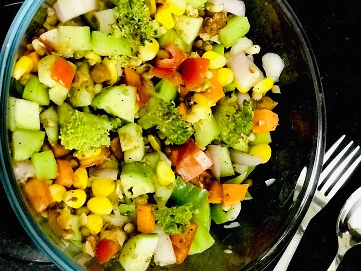 Easy Steps to Make Sprouts Veggies Salad the Perfect Delicious