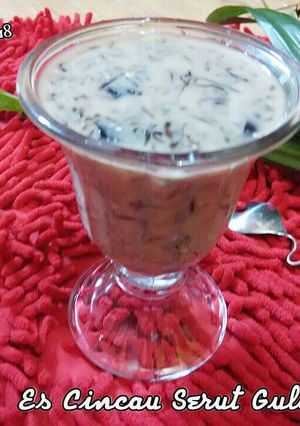 Foto resep Es Cincau Serut Gula Merah