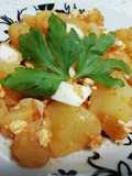 Cachelos de patatas y huevo