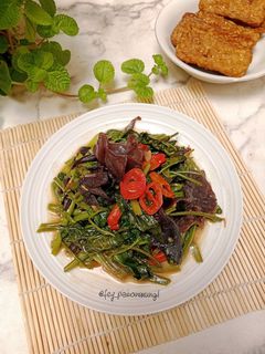 Foto resep Tumis Kangkung Jamur Kuping