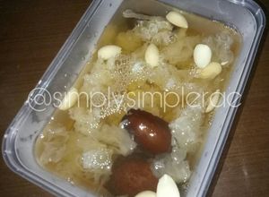 Foto resep White Fungus With Red Dates and Almond Soup