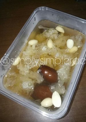 Foto resep White Fungus With Red Dates and Almond Soup