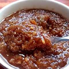 Una foto de Chutney de manzanas