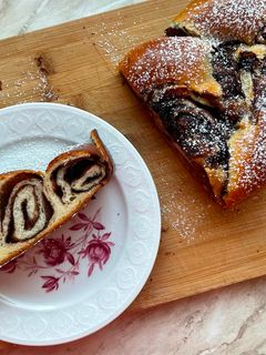 Fahéjas ostoros kalács recept fotója