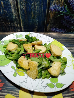 Foto resep Cah brokoli egg tofu