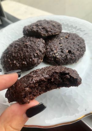 Una foto de Galletas de avena y cacao