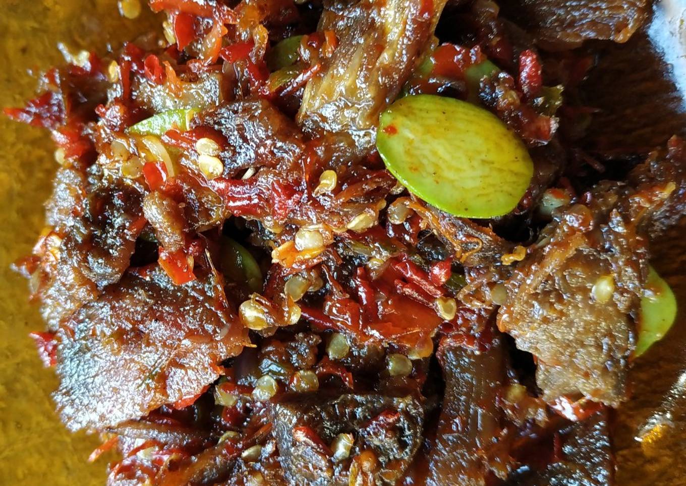 Oseng mercon sapi simple enak
