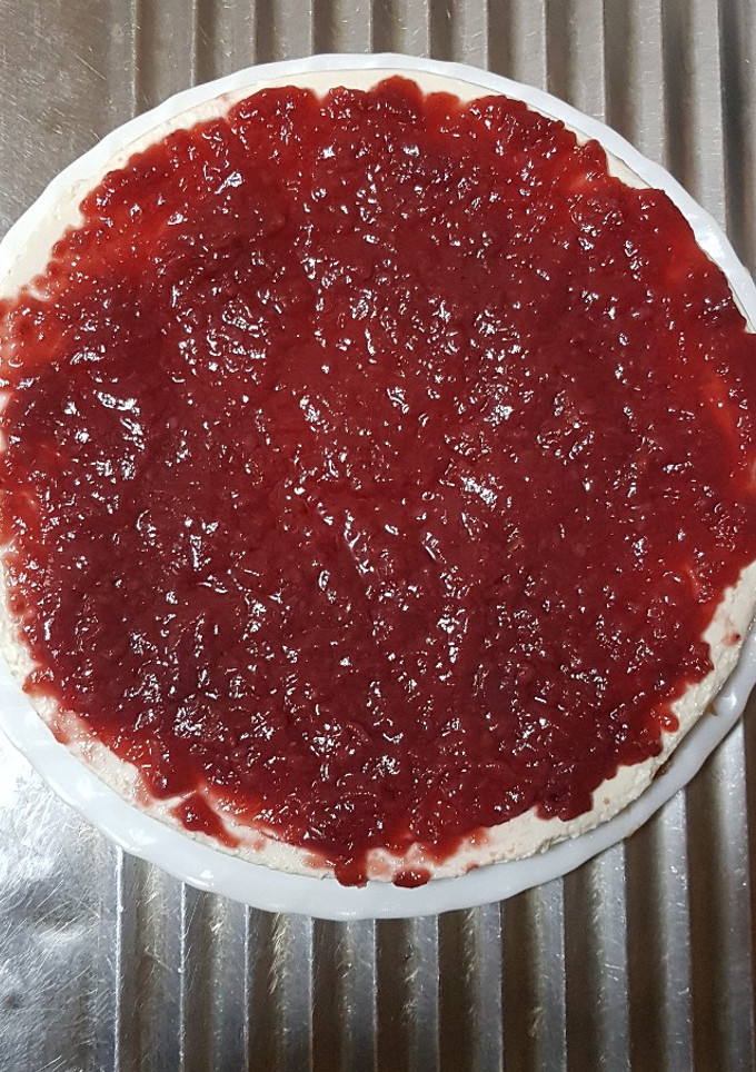 Una foto de Tarta de queso sin horno