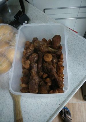 A picture of Shrimp and Plantain fries.