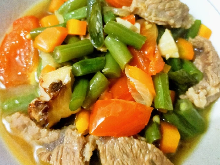 Langkah Gampang Menyiapkan Resep Asem-asem Daging Sapi yang Lezat