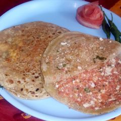 A picture of Carrot oats paratha.